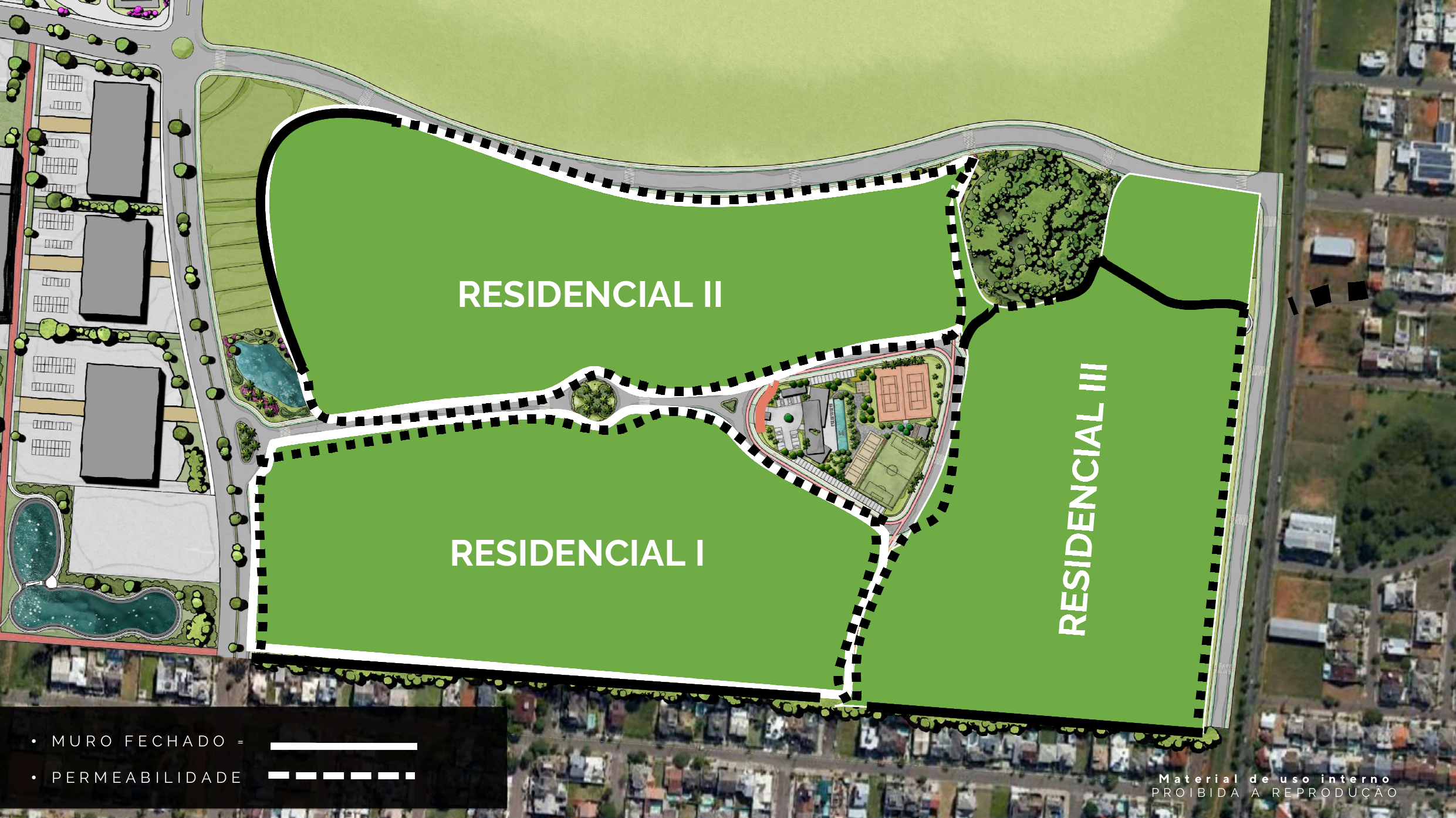 Mapa de implantação — The Garden Residencial I